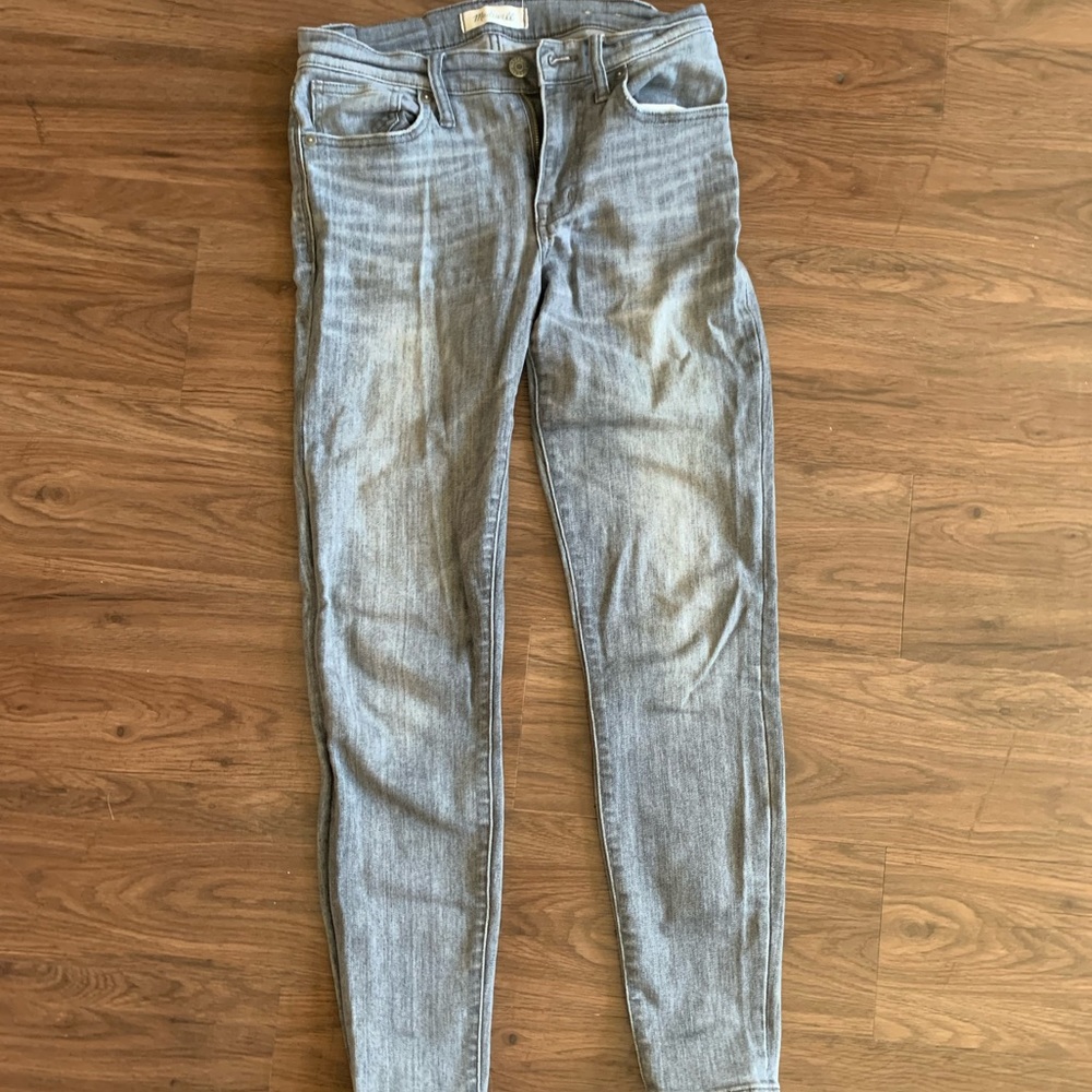 Madewell 9” high rise skinny jeans